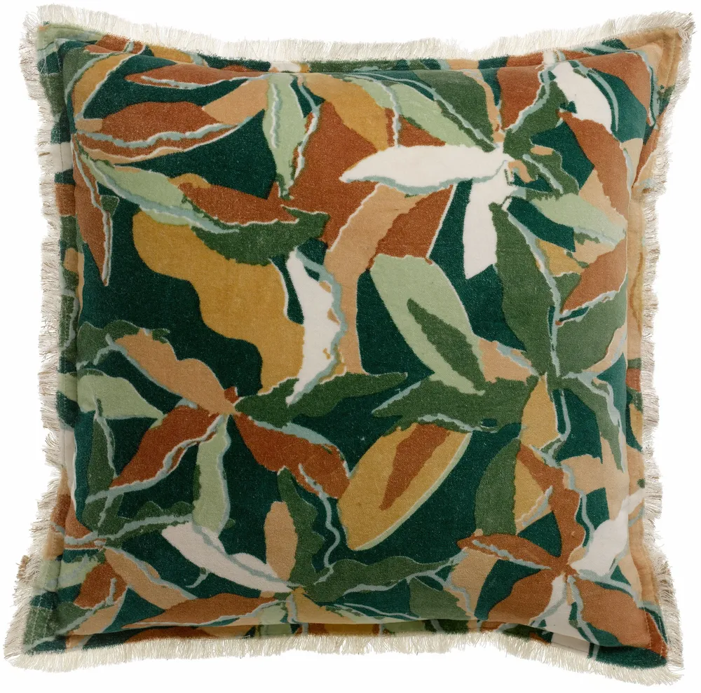 Cushions - Alina Printed Cushion Pétrole 45 X 45 - MAISON VIVARAISE - SDE VIVARAISE WINKLER