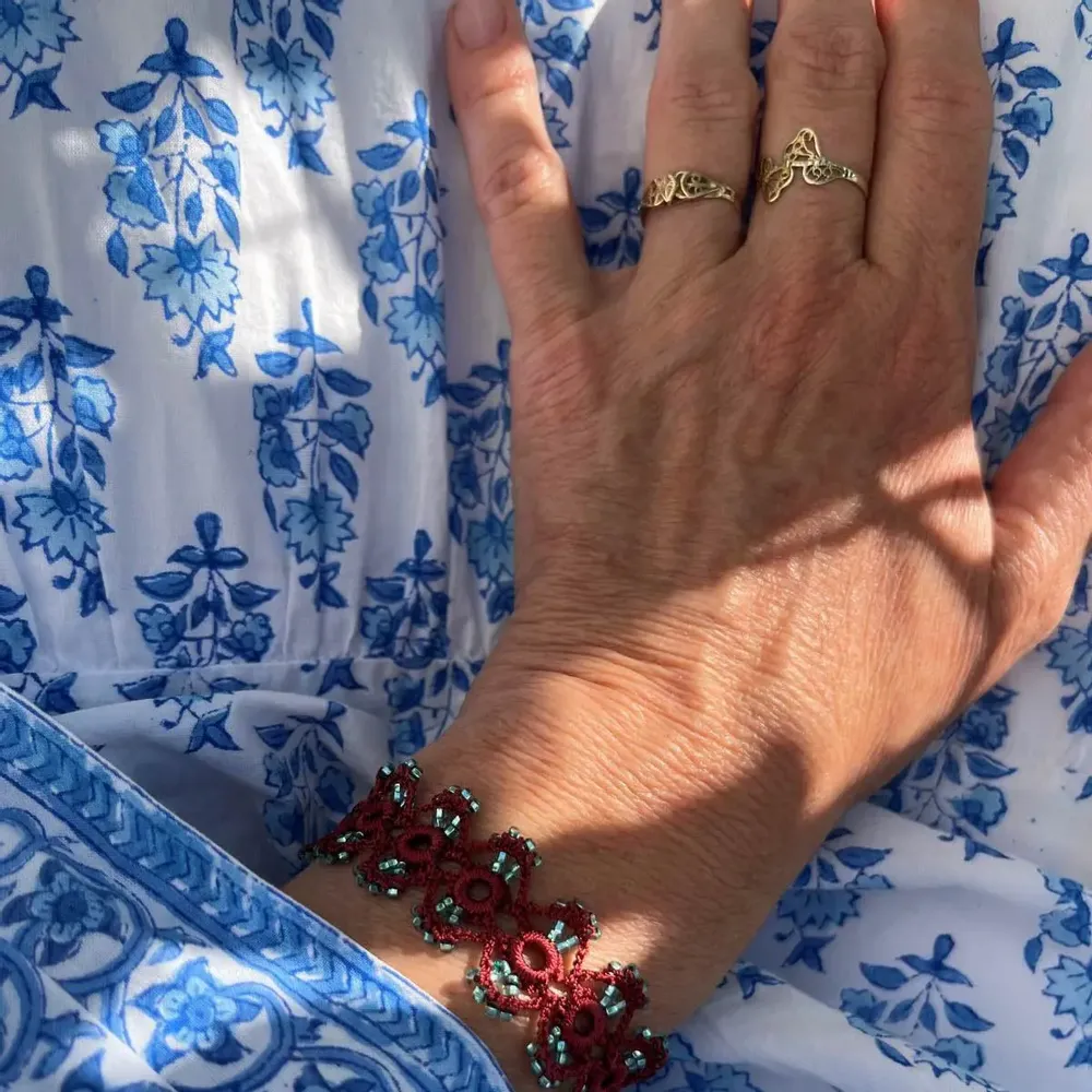 Bracelets - Bracelets et colliers au crochet « oya » - OTTOMANIA