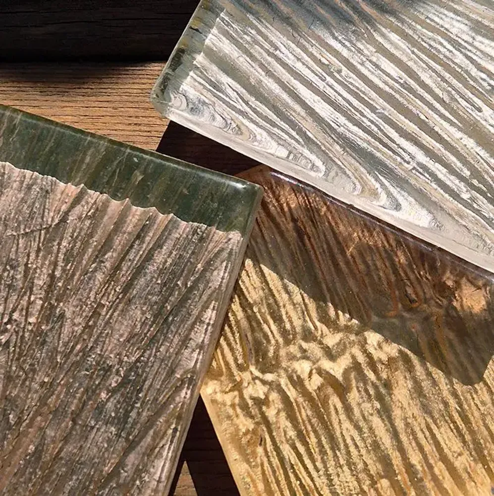 Decorative wall frescoes - GOLD SQUARE - SYLVIE OLIVE