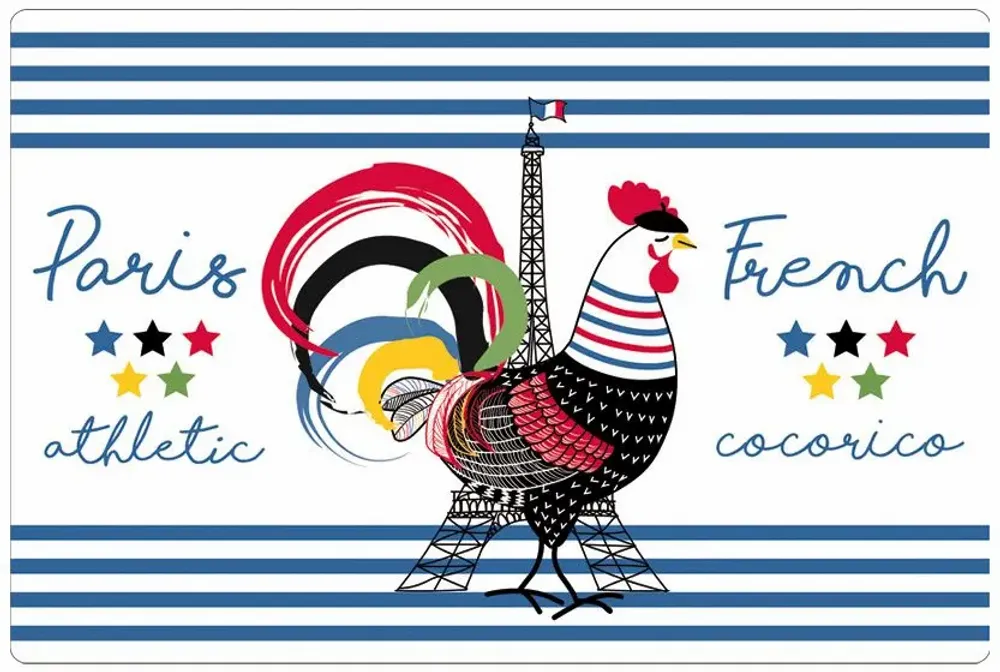 Table cloths - French Cocorico placemat set Assortis 30 X 45 - MAISON VIVARAISE - SDE VIVARAISE WINKLER