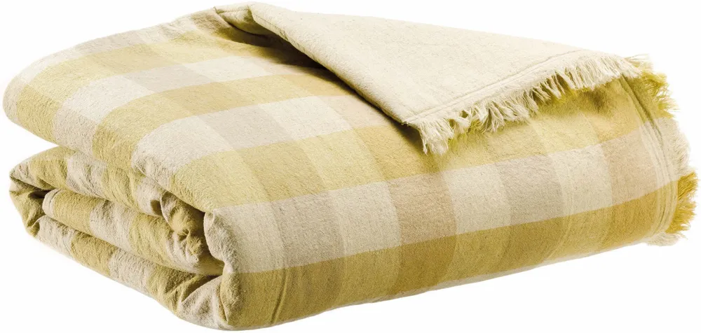 Plaids - Plaid imprimé Kate Bronze 135 x 200 - MAISON VIVARAISE - SDE VIVARAISE WINKLER
