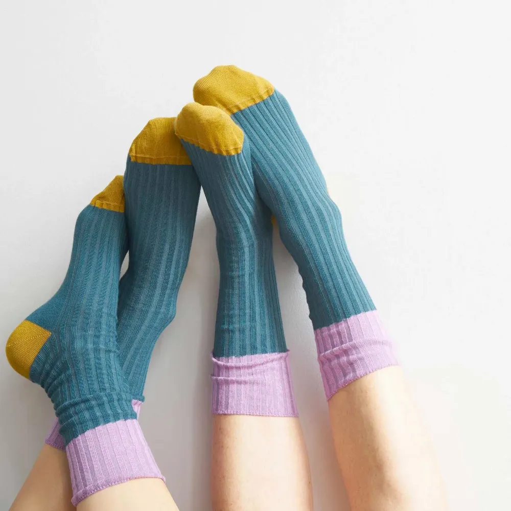 Chaussettes - Chaussettes Yvette Orage 36/38 - LA CERISE SUR LE GATEAU