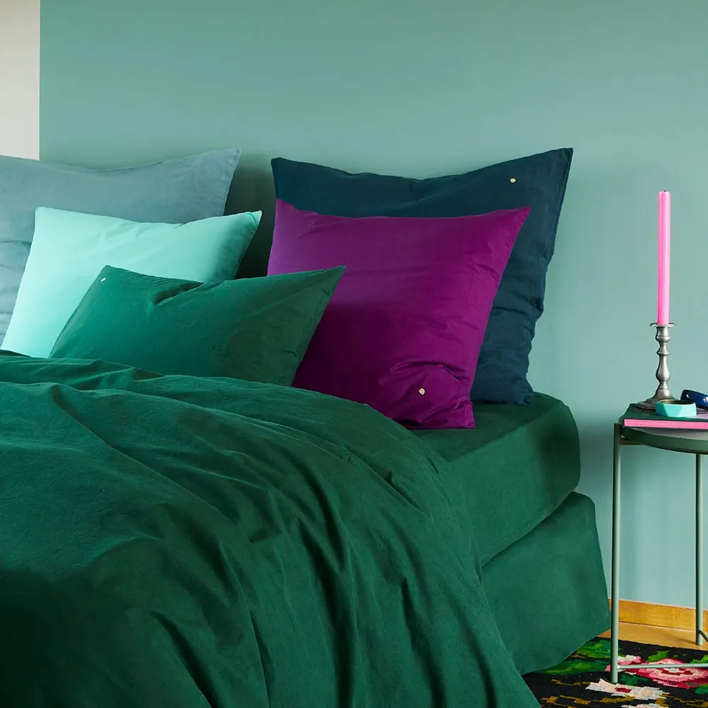 Linge de lit - Housse de couette Céleste Nori 240 x 260 - LA CERISE SUR LE GATEAU