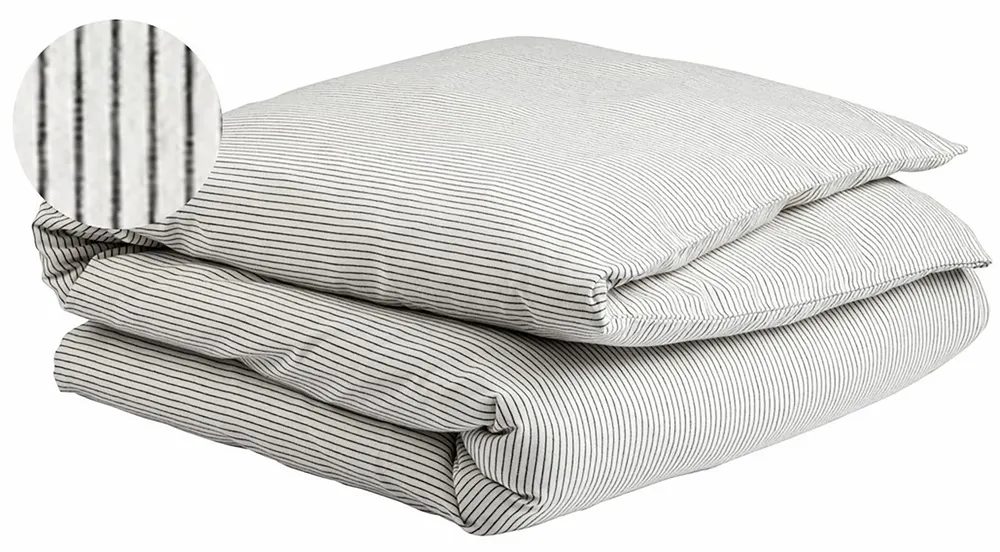 Bed linens - Léonie Duvet Cover Caviar 240 X 260 - LA CERISE SUR LE GATEAU