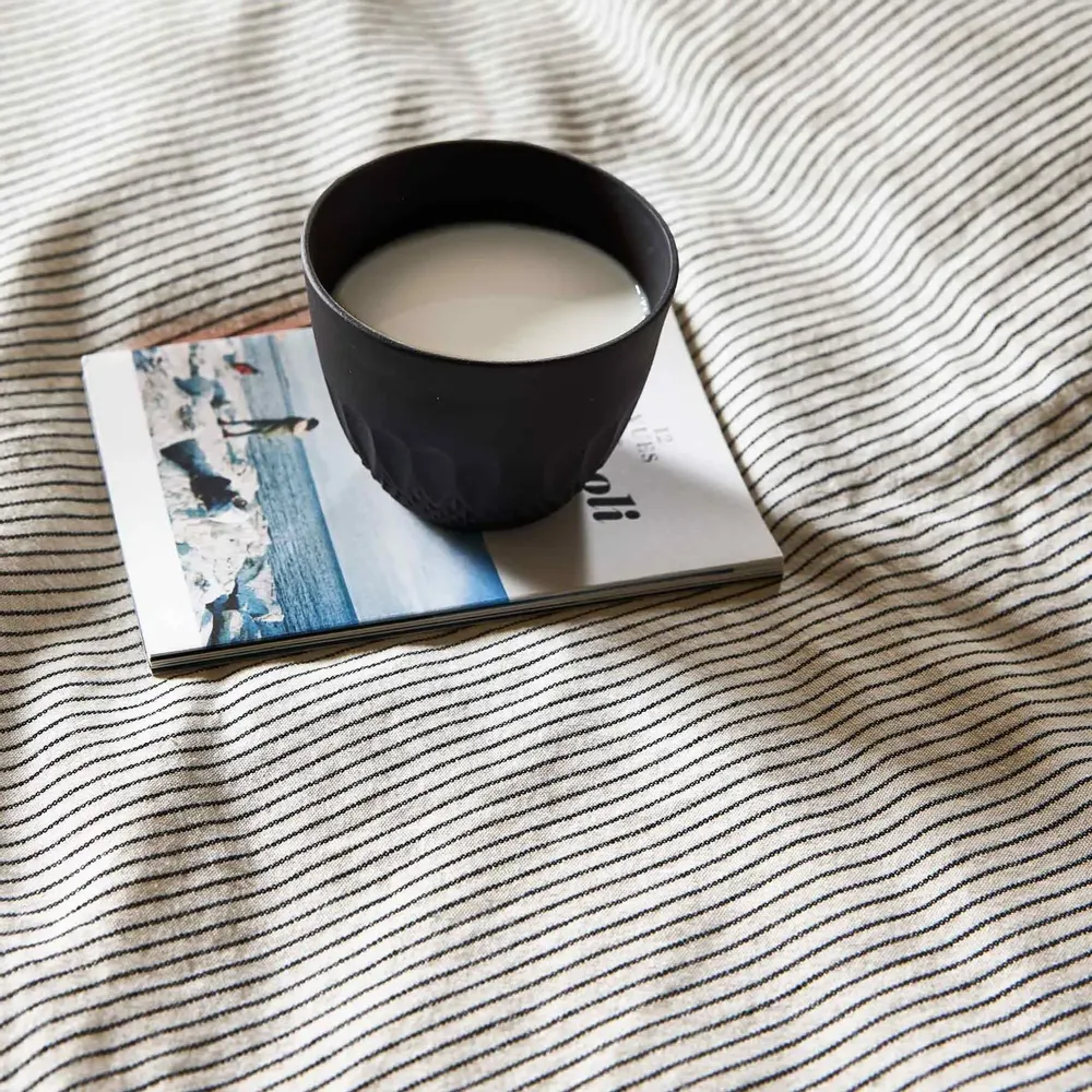 Bed linens - Léonie Duvet Cover Caviar 240 X 260 - LA CERISE SUR LE GATEAU