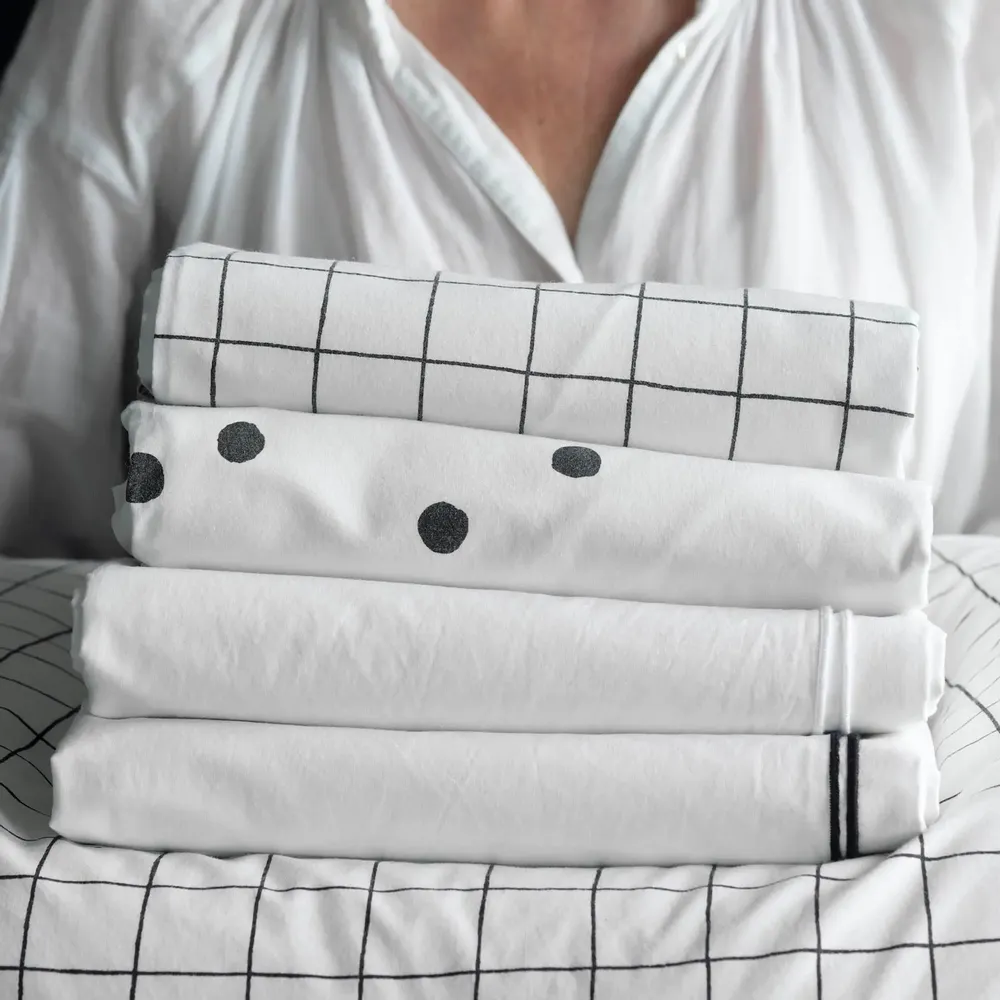 Linge de lit - Housse de couette Oscar Milk 200 x 140 - LA CERISE SUR LE GATEAU