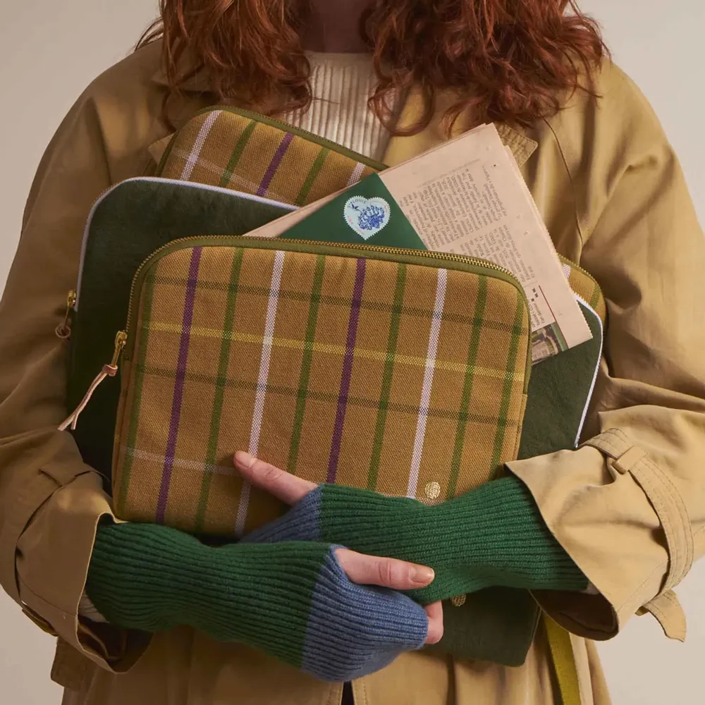 Clutches - Scotty Laptop Sleeve Marron 15-16"" - LA CERISE SUR LE GATEAU