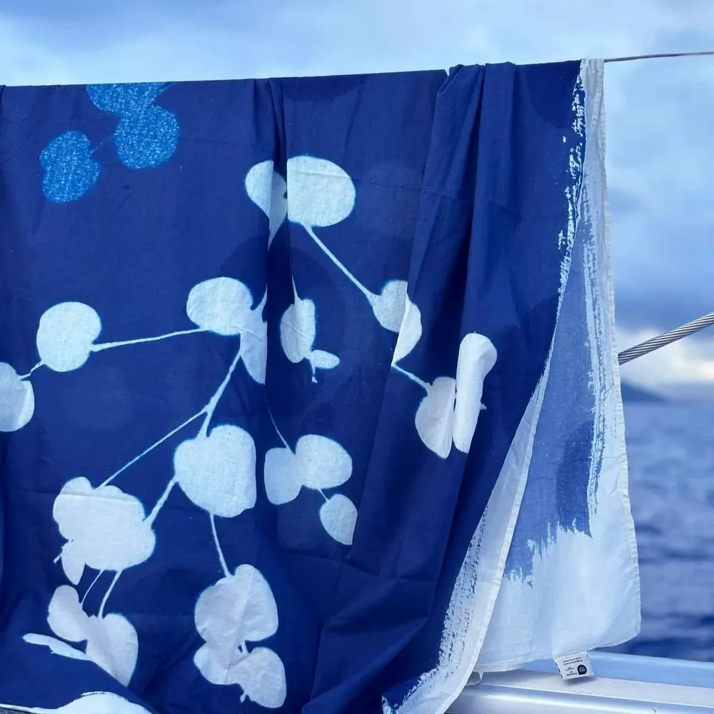 Apparel - Eucalyptus Pareo Bleu 180 X 130 - LA CERISE SUR LE GATEAU