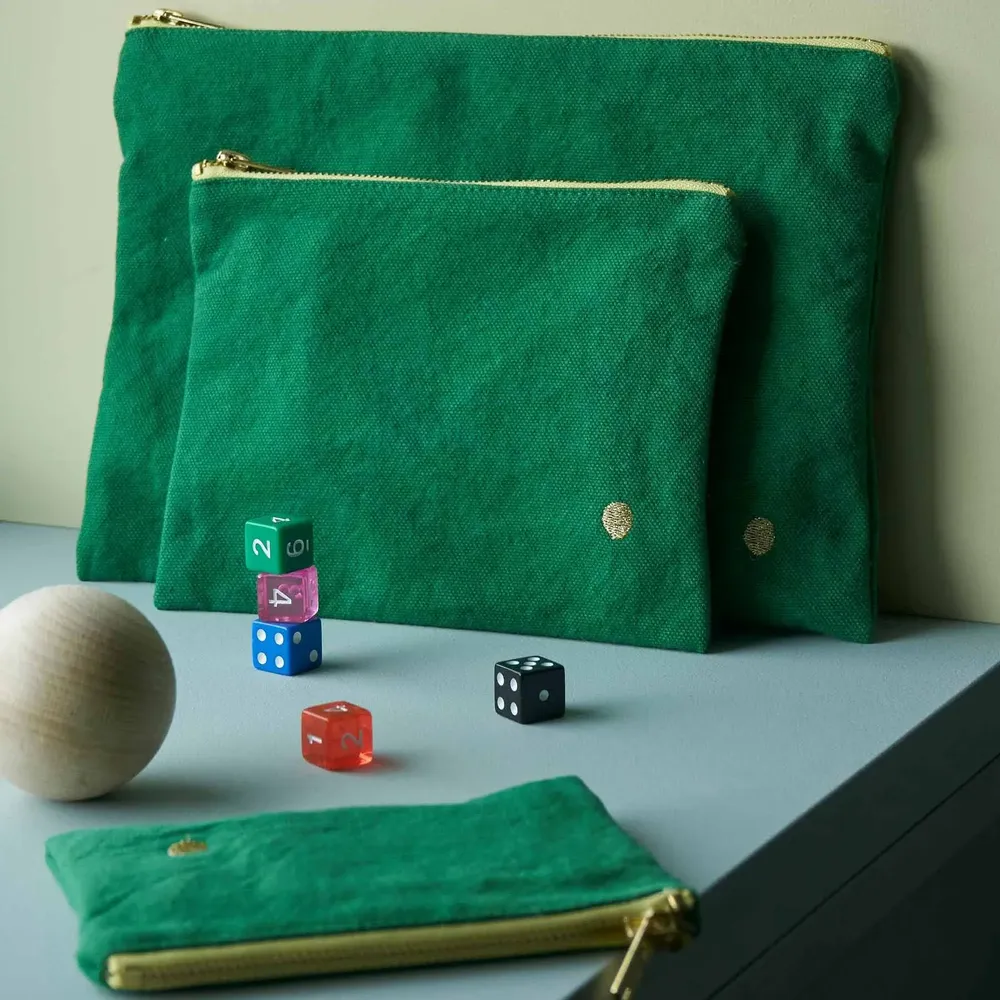 Pochettes - Pochette Iona Gazon L 19 x 28 x 1 - LA CERISE SUR LE GATEAU