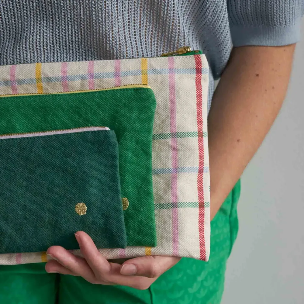 Pochettes - Pochette Iona Gazon L 19 x 28 x 1 - LA CERISE SUR LE GATEAU