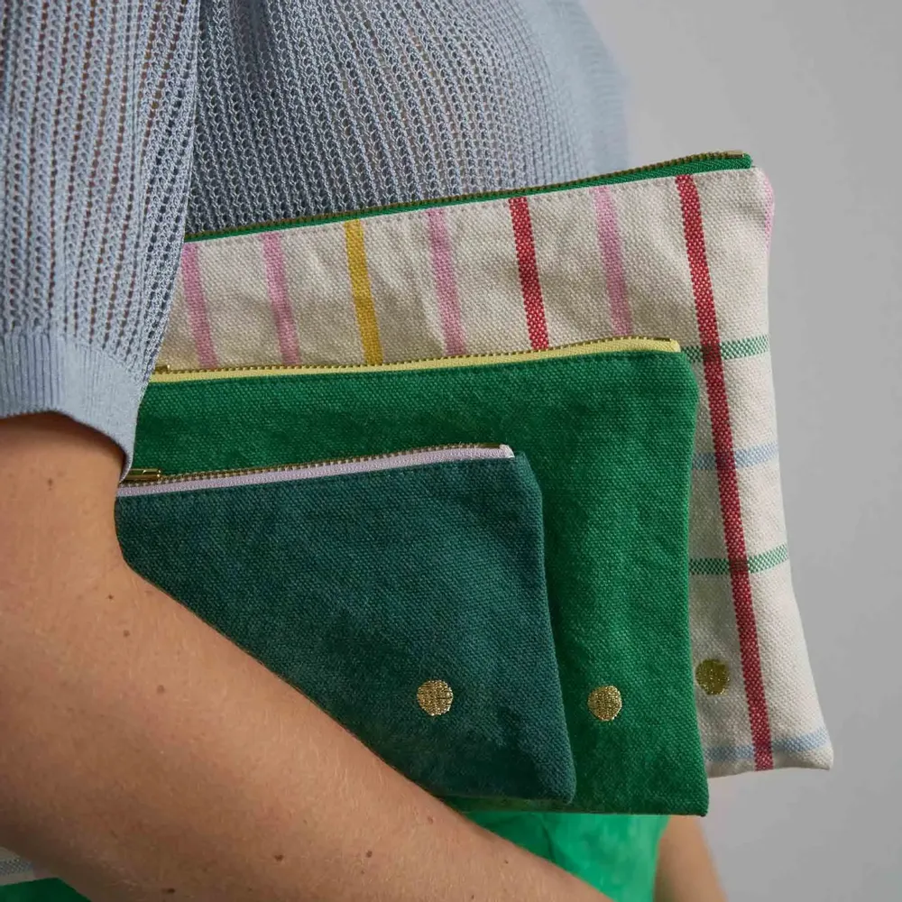 Pochettes - Pochette Iona Gazon L 19 x 28 x 1 - LA CERISE SUR LE GATEAU