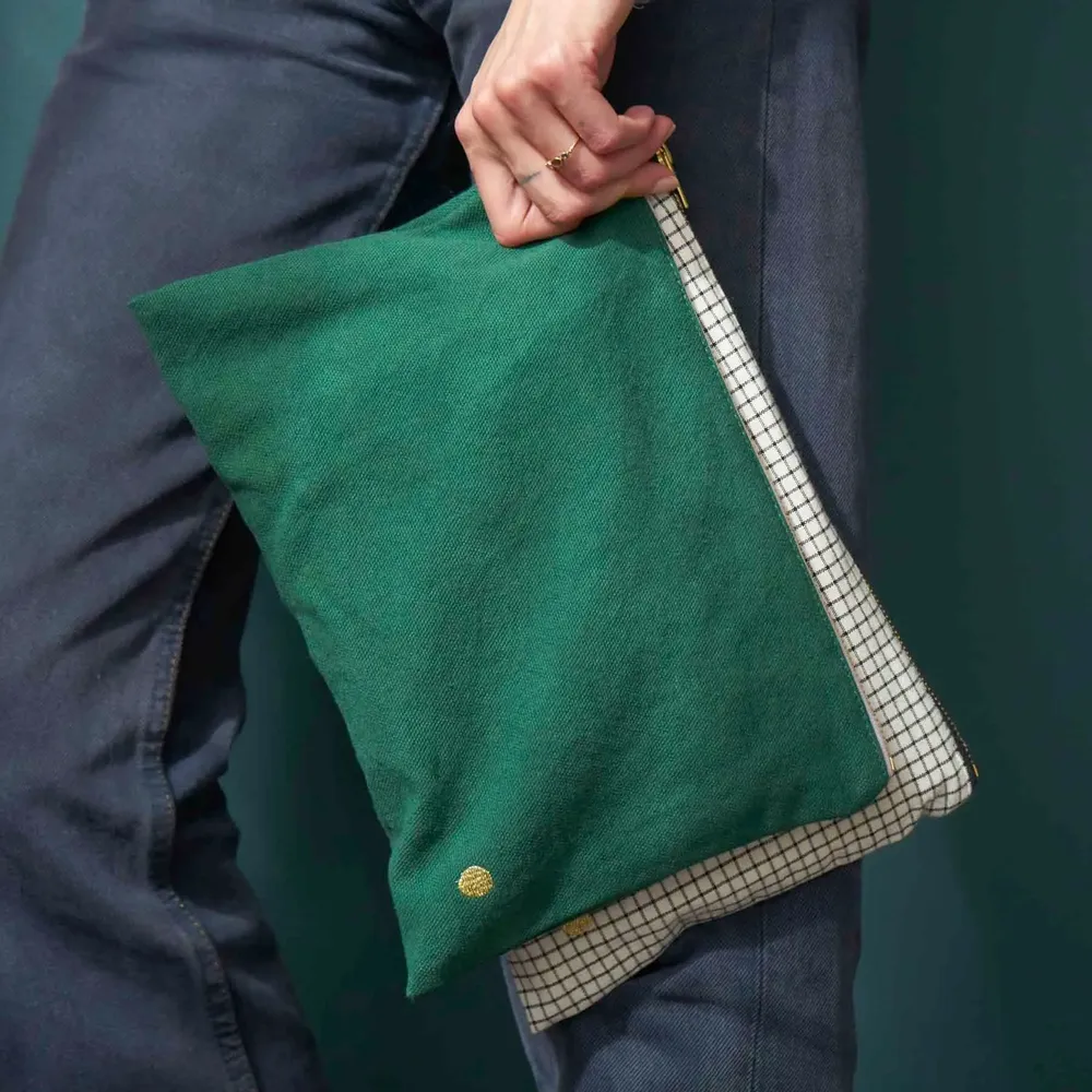 Clutches - Iona Pouch Nori 19 X 28 X 1 - LA CERISE SUR LE GATEAU