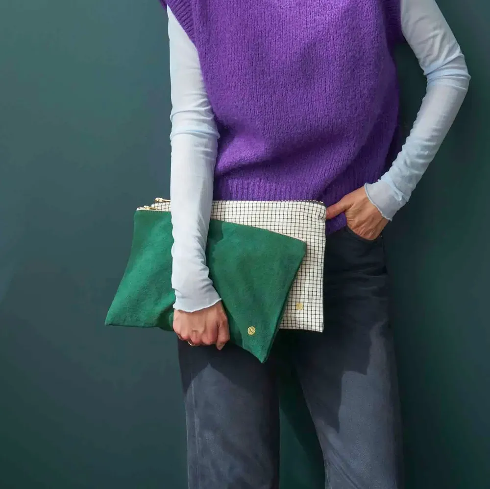 Clutches - Iona Pouch Nori 19 X 28 X 1 - LA CERISE SUR LE GATEAU