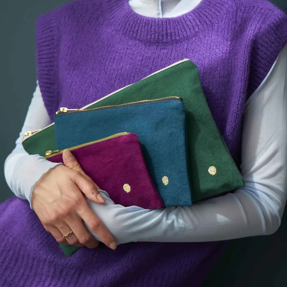 Clutches - Iona Pouch Nori 14 X 19 X 1 - LA CERISE SUR LE GATEAU