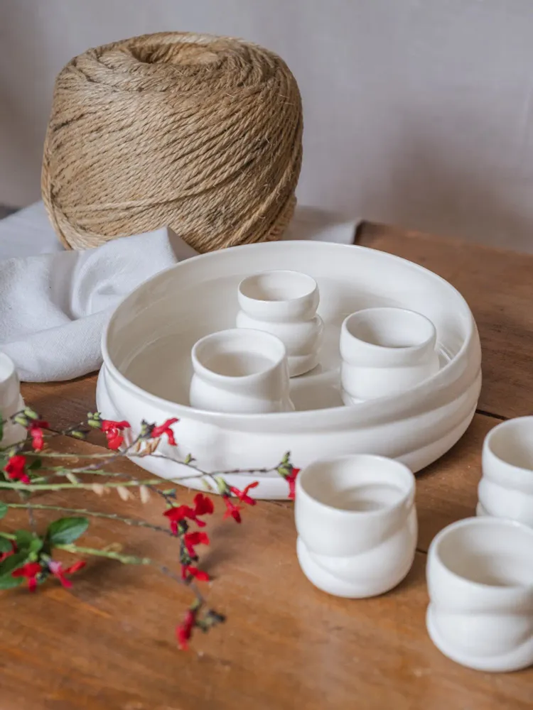 Plats et saladiers - Plat en porcelaine - BÉRANGÈRE CÉRAMIQUES