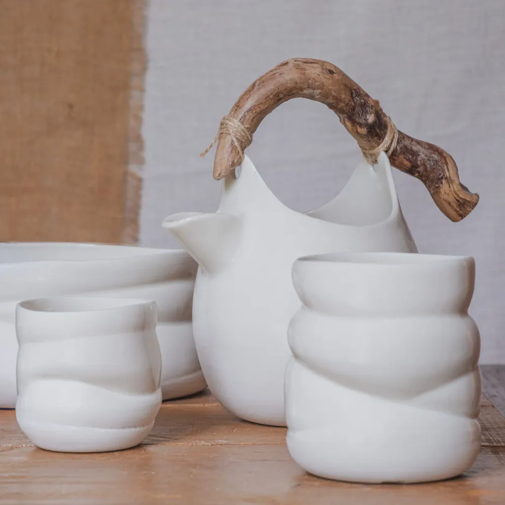 Tasses et mugs - Tasse à thé / photophore / gobelet en porcelaine - BÉRANGÈRE CÉRAMIQUES