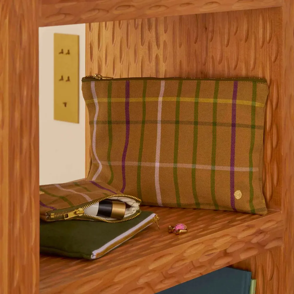 Clutches - Scotty Pouch Marron L - LA CERISE SUR LE GATEAU