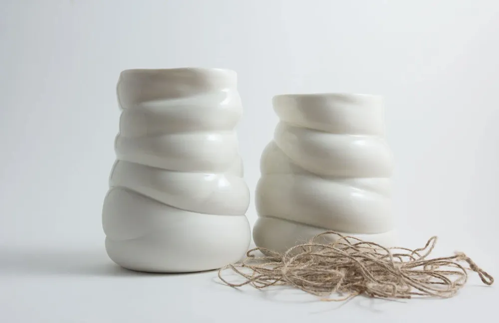 Vases - Vase en porcelaine - BÉRANGÈRE CÉRAMIQUES