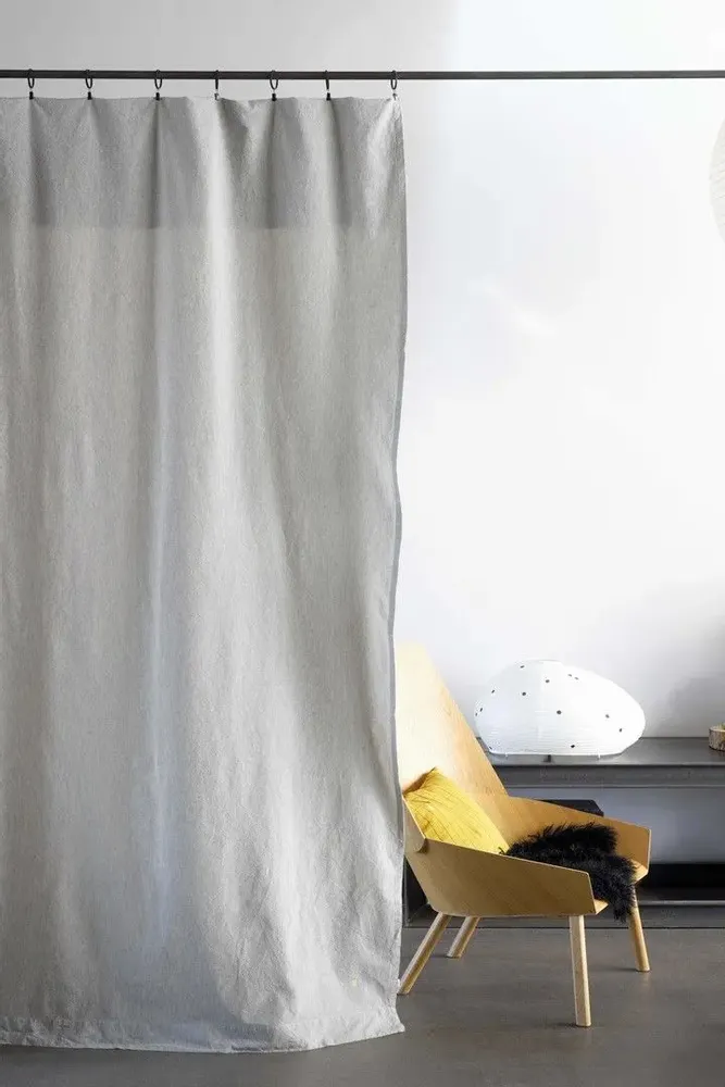 Rideaux et voilages - Rideau Finette Caviar 280 x 140 - LA CERISE SUR LE GATEAU