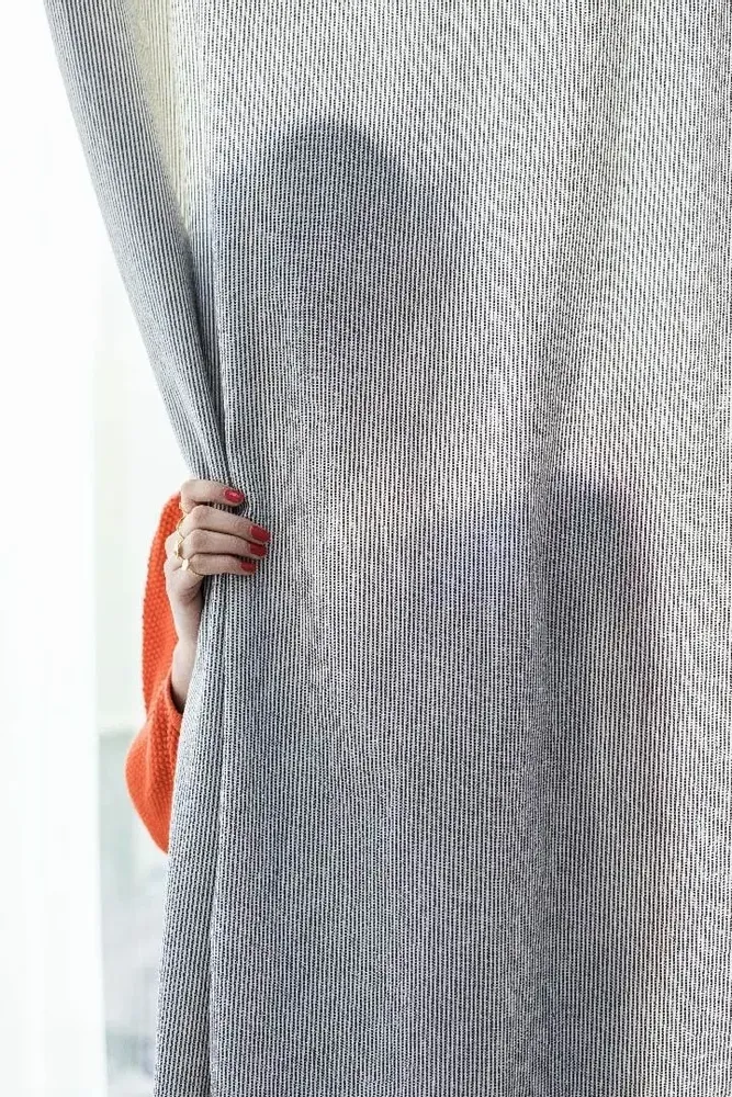 Rideaux et voilages - Rideau Finette Caviar 280 x 140 - LA CERISE SUR LE GATEAU