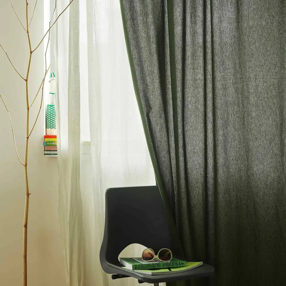 Curtains and window coverings - Léonie Curtain Mousse 280 X 140 - LA CERISE SUR LE GATEAU