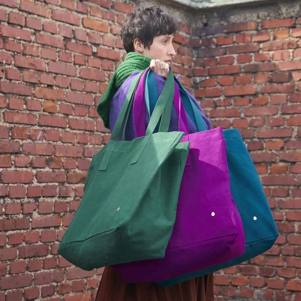 Sacs et cabas - Sac cabas Iona Purple rain 38 x 46 x 18 - LA CERISE SUR LE GATEAU