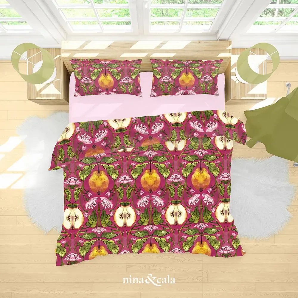 Textile and surface design - ORNAMENTAL FRUITS - PATTERN COLLECTION - NINA & CALA