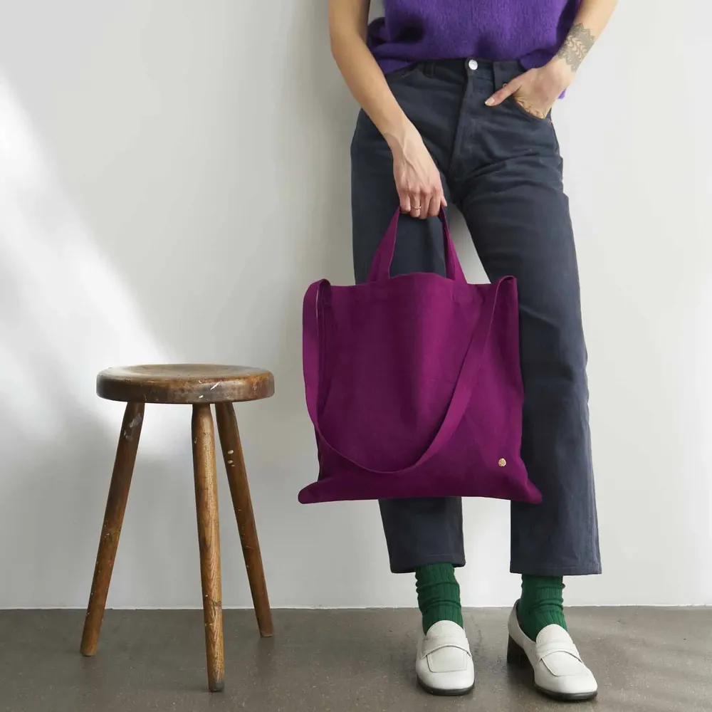 Sacs et cabas - Sac city Iona Purple rain 38 x 38 - LA CERISE SUR LE GATEAU