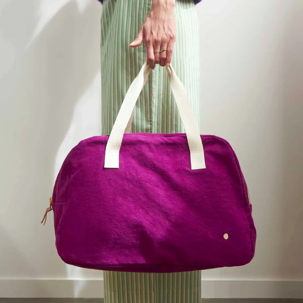 Sacs et cabas - Sac week-end Iona Purple rain 28 x 42 x 20 - LA CERISE SUR LE GATEAU