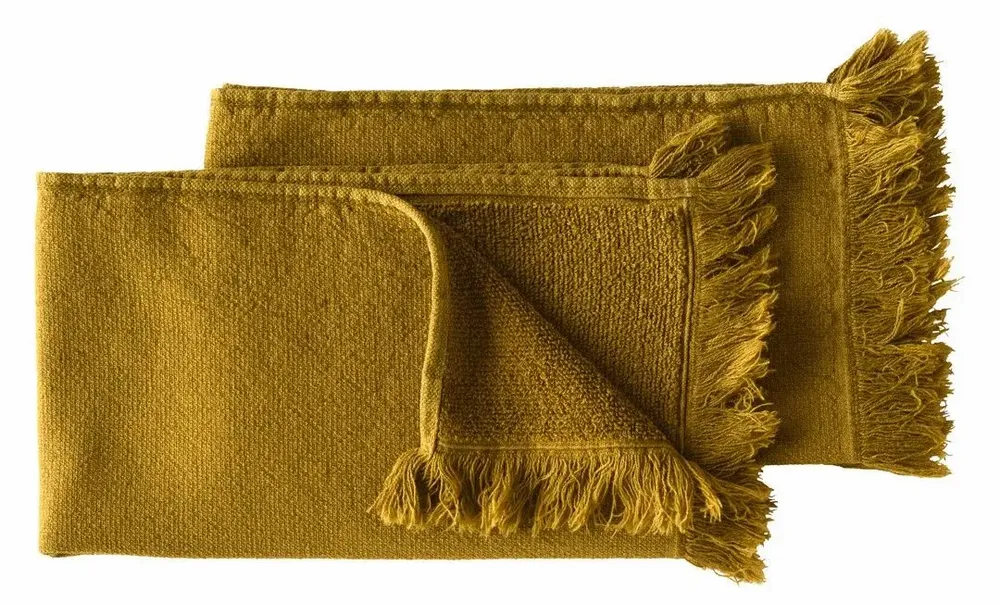 Serviettes de bain - Lot de 2 serviettes invités Luna Nuts 50 x 30 - LA CERISE SUR LE GATEAU