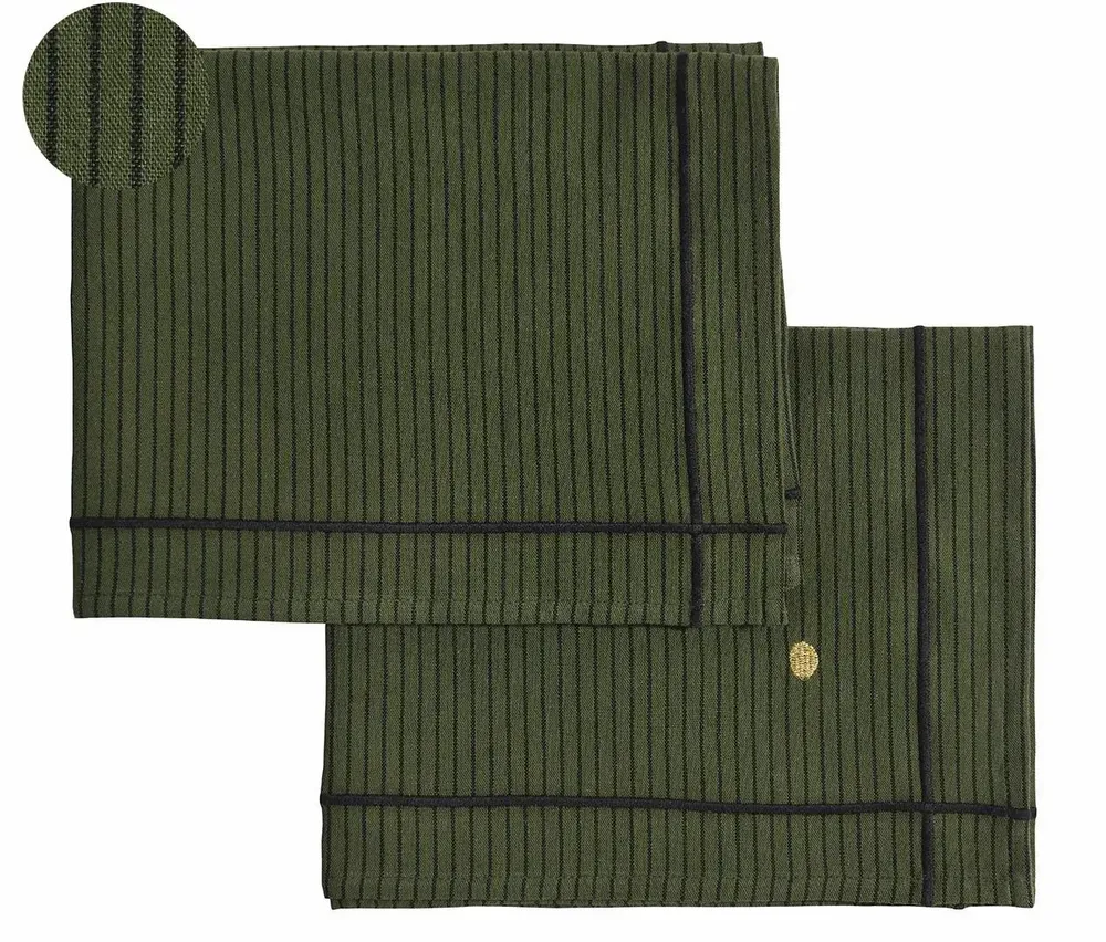 Nappes - Lot de 2 sets de table Léonie Mousse 40 x 50 - LA CERISE SUR LE GATEAU