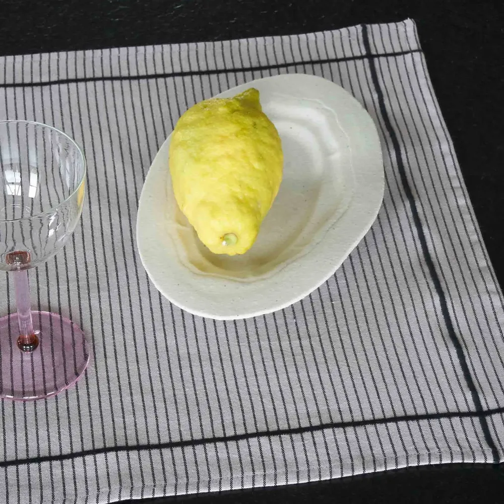 Table cloths - Set of 2 Léonie placemats Poivre rose 40 X 50 - LA CERISE SUR LE GATEAU