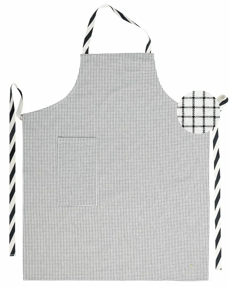 Tabliers de cuisine - Tablier de cuisine Gustave Caviar 90 x 75 - LA CERISE SUR LE GATEAU