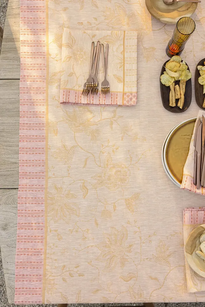 Linge de table textile - Collection Eté Indien - LE JACQUARD FRANCAIS - HOSPITALITY
