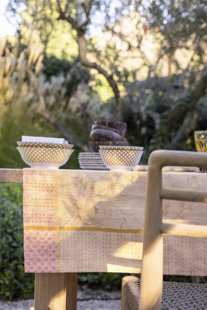 Linge de table textile - Collection Eté Indien - LE JACQUARD FRANCAIS - HOSPITALITY