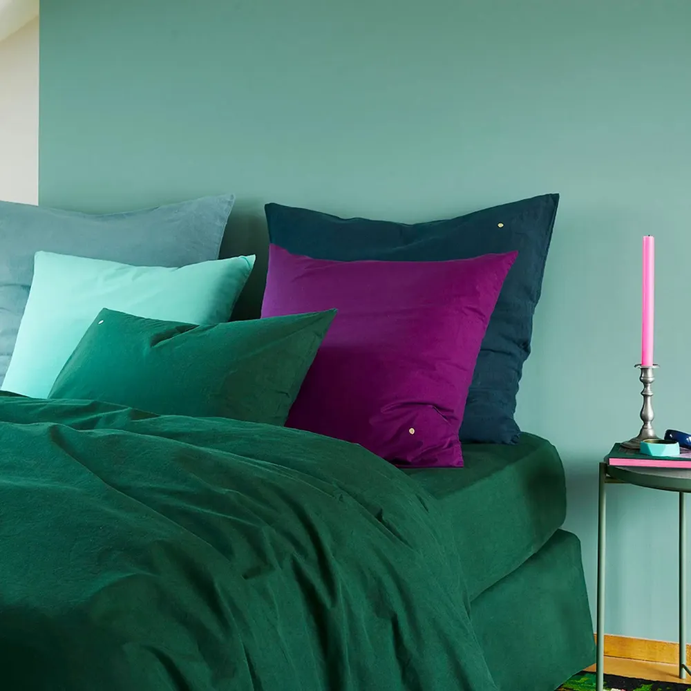 Bed linens - Céleste Pillowcase Diabolo 70 X 50 - LA CERISE SUR LE GATEAU