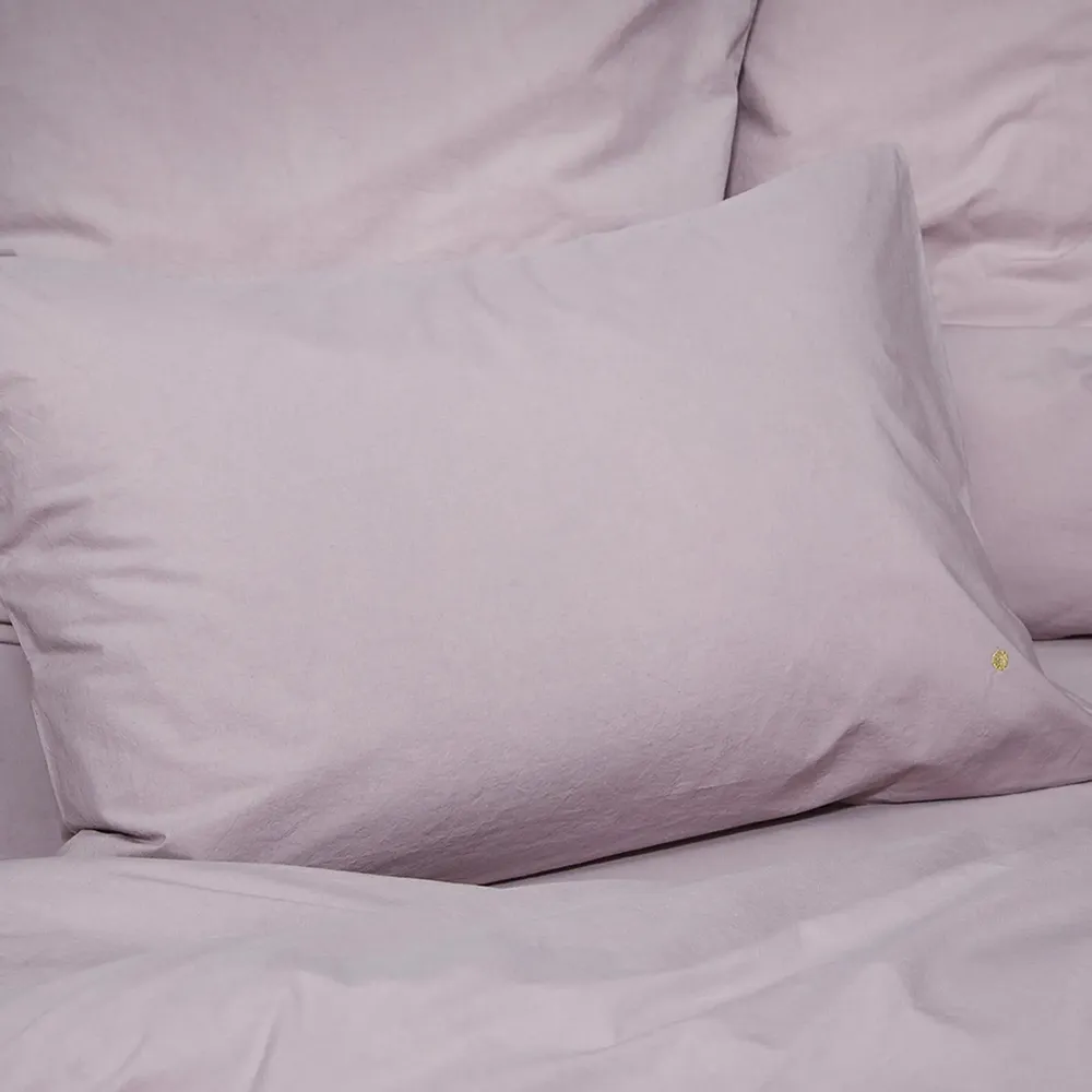 Bed linens - Céleste Pillowcase Poivre rose 65 X 65 - LA CERISE SUR LE GATEAU