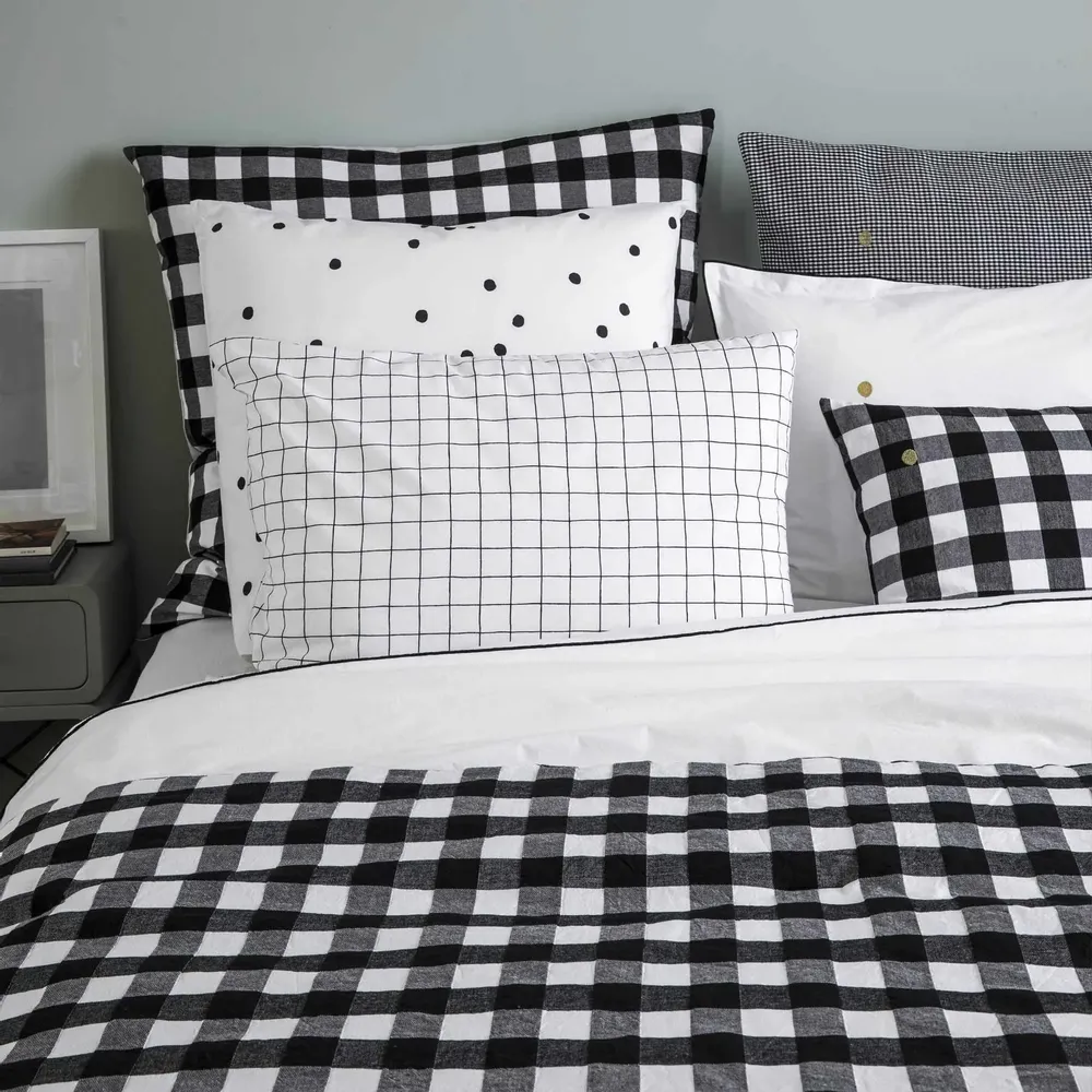 Linge de lit - Taie d'oreiller Odette Milk 70 x 50 - LA CERISE SUR LE GATEAU