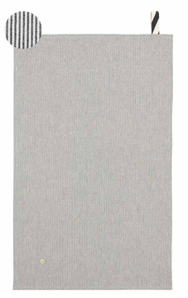 Dish towels - Finette Tea Towel Finette Caviar 80 X 50 - LA CERISE SUR LE GATEAU