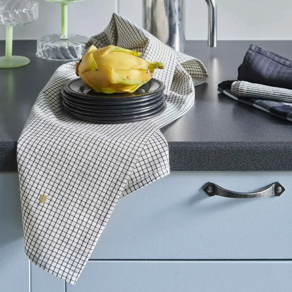 Dish towels - Gustave Tea Towel Gustave Caviar 80 X 50 - LA CERISE SUR LE GATEAU