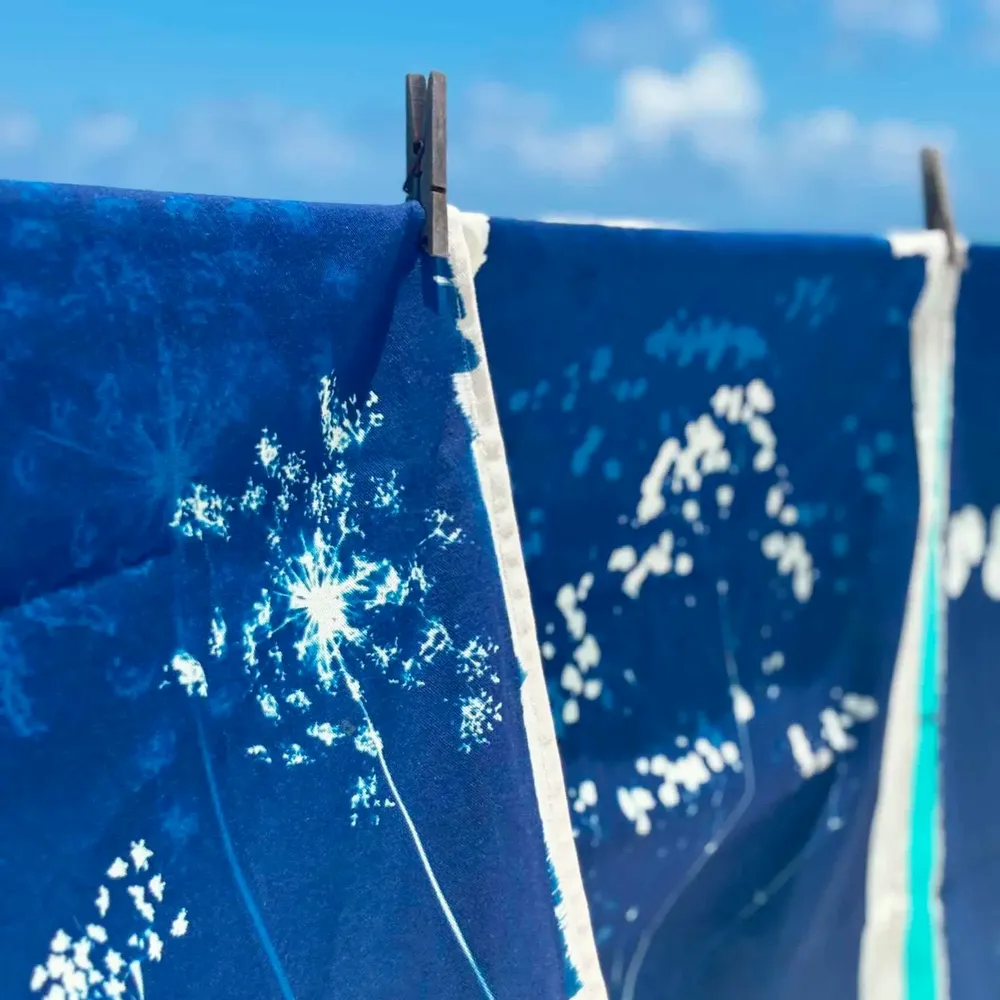 Dish towels - Gypso Tea Towel Bleu 70 X 50 - LA CERISE SUR LE GATEAU