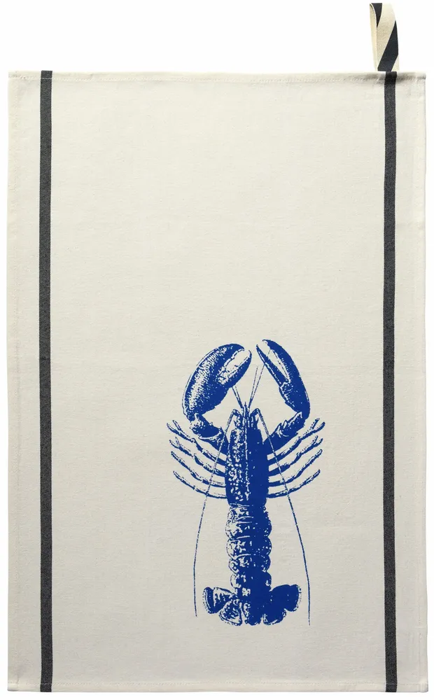 Dish towels - Homard Tea Towel Bleu 70 X 50 - LA CERISE SUR LE GATEAU