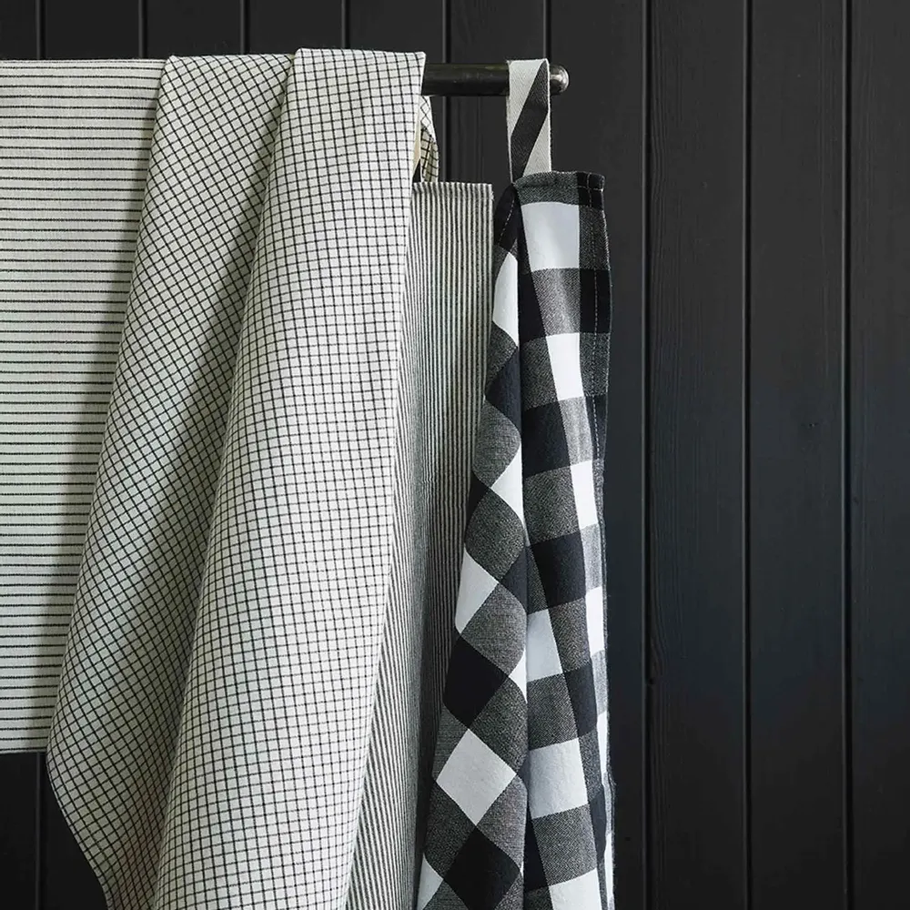 Dish towels - Léonie Tea Towel Caviar 80 X 50 - LA CERISE SUR LE GATEAU