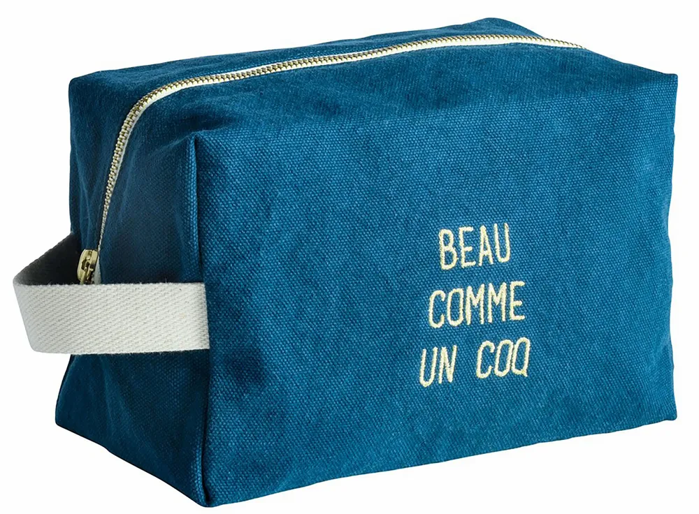 Pochettes - Trousse cube Beau orage L 22 x 14 x 10,5 - LA CERISE SUR LE GATEAU