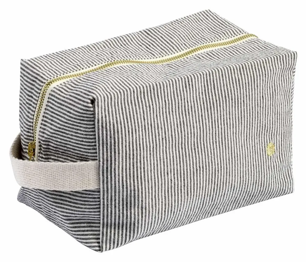 Pochettes - Trousse cube Finette Caviar L 22 x 14 x 10,5 - LA CERISE SUR LE GATEAU