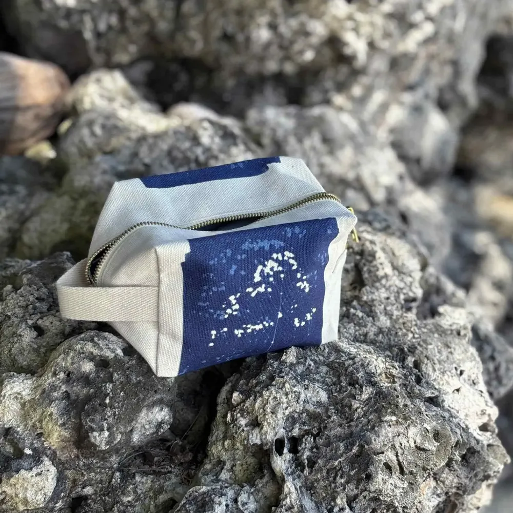 Clutches - Cube cosmetic bag Gypso Bleu S 15,5 X 10 X 10 - LA CERISE SUR LE GATEAU