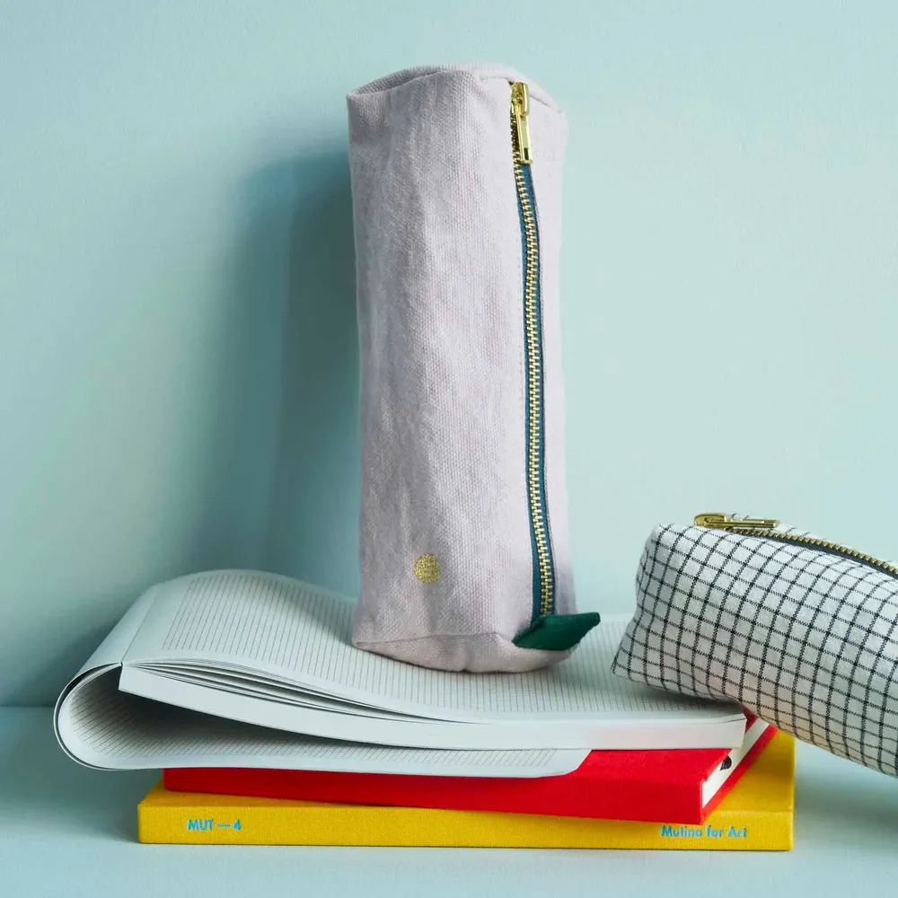 Clutches - Pencil case Gustave Gustave Caviar 6 X 20 X 6 - LA CERISE SUR LE GATEAU