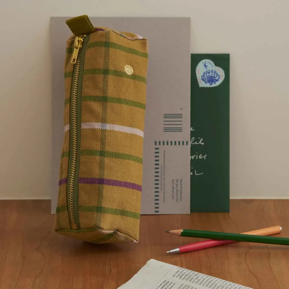 Pochettes - Trousse de bureau Scotty Marron 6 x 20 x 6 - LA CERISE SUR LE GATEAU