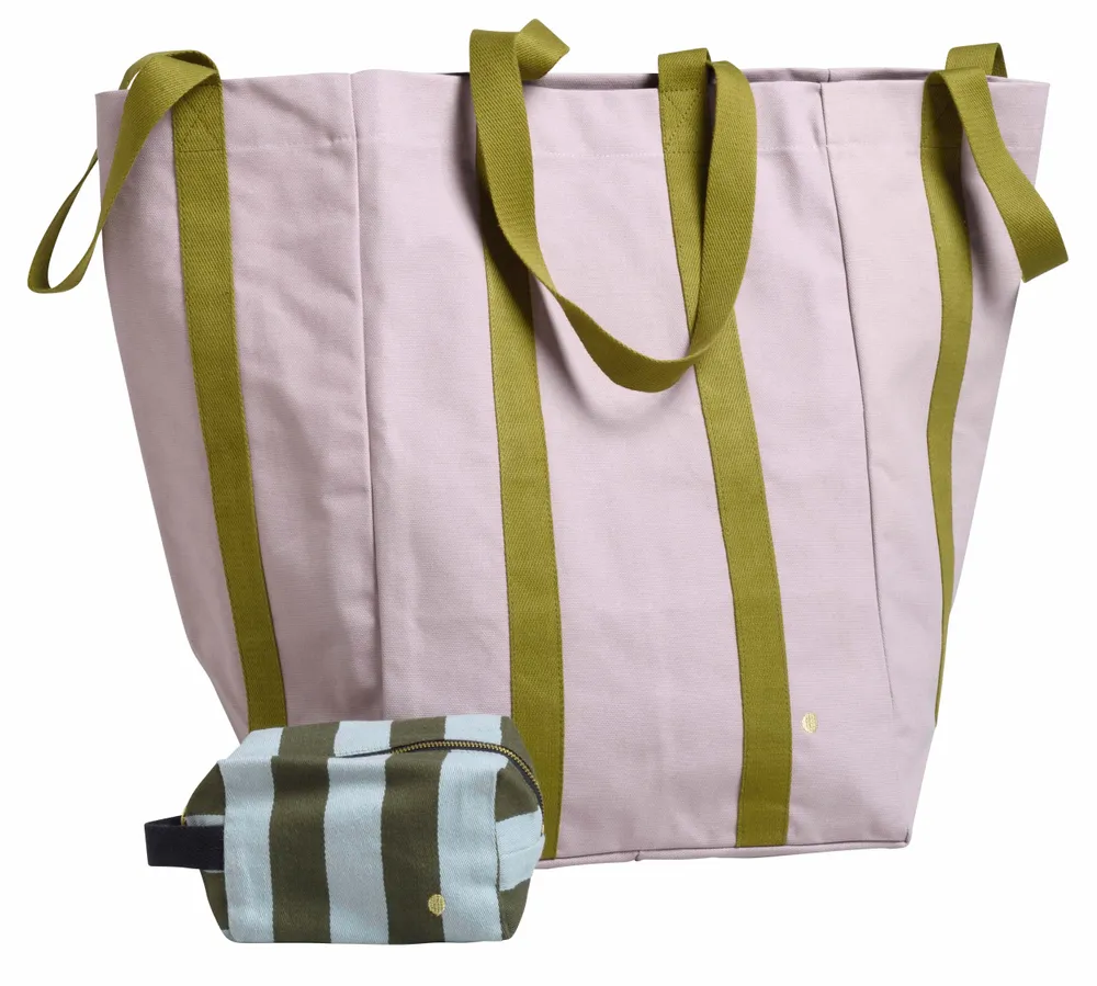 Sacs et cabas - Sac maxi Poppins Iona Poivre rose 48 x 33 x 33 - LA CERISE SUR LE GATEAU