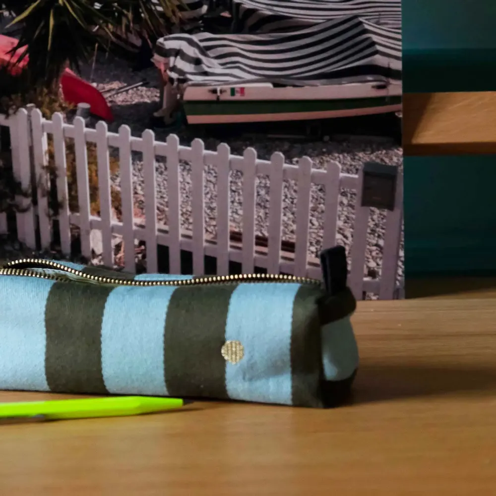 Clutches - Rita Pencil Case Matcha 6 X 20 X 6 - LA CERISE SUR LE GATEAU